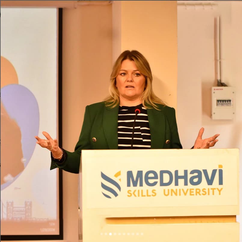 Ms. Debbie Weaver from London Wellness Academy at the Pioneering Global Opportunities event