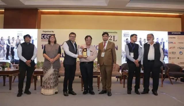 Best University in India for Industry Interface 2025 by CEGR