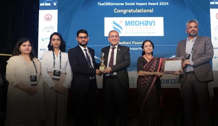 Social Impact Award 2024 to Mr. Pravesh Dudani by The CSR Universe