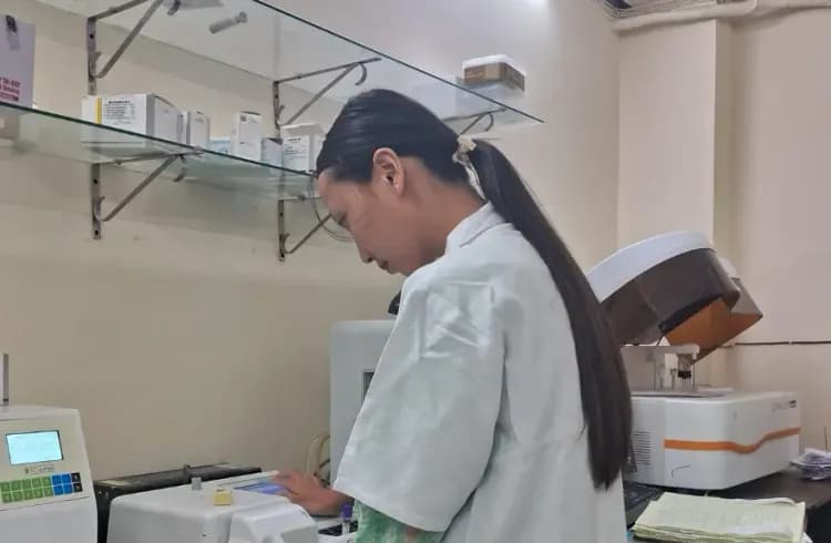 Bishnu Maya Gurung for On-the-Job Learning at Siliguri Hospital