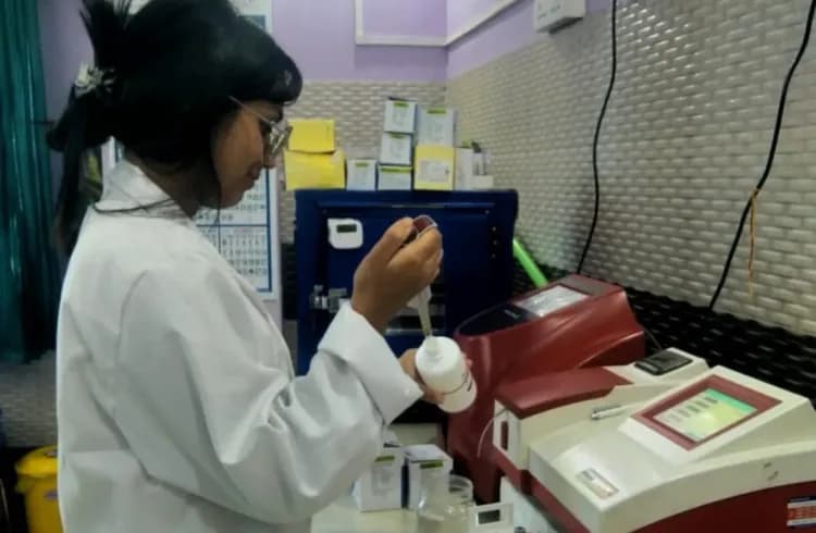 Kabita Karki for On-the-Job Learning at Prashanti Diagnostic, Signtam