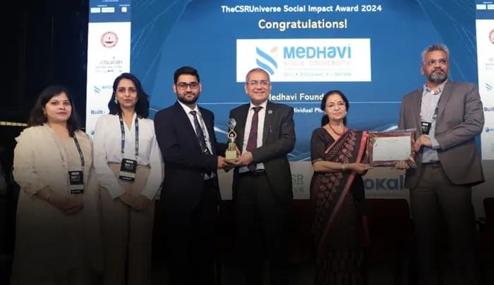 Social Impact Award 2024 to Mr. Pravesh Dudani by The CSR Universe