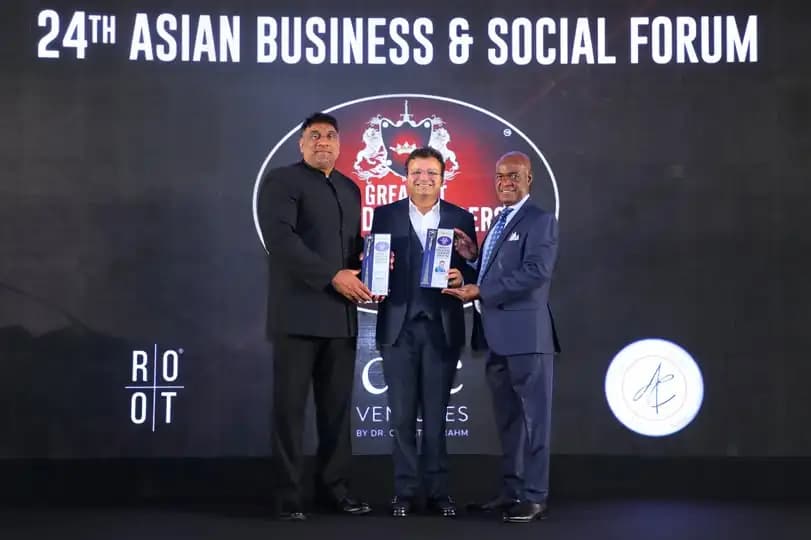 Honoured with the India's Greatest Brands & Leaders 2023-24 Award by AsiaOne Magazine