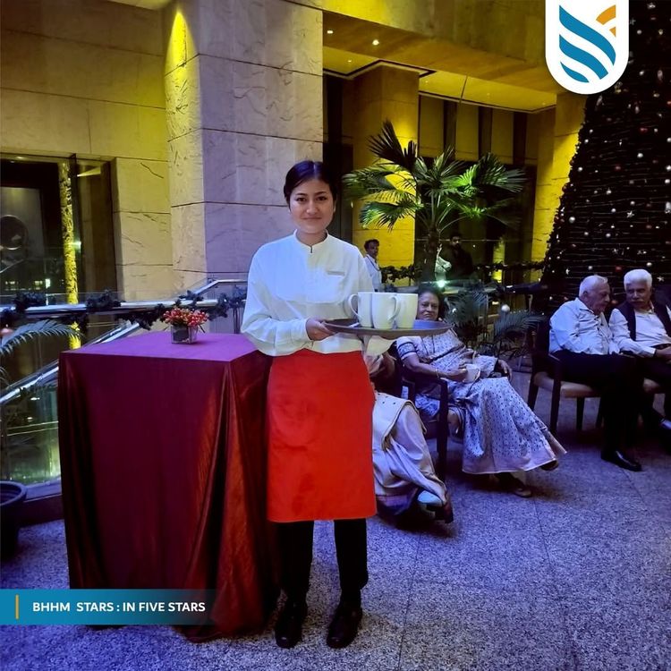 Our students at the five-star Hyatt Regency, Kolkata